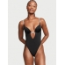 Боді Victoria’s Secret Very Sexy Plunge Convertible Shine Bodysuit, Чорний