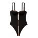 Боді Victoria’s Secret Logo Embroidery Unlined Underwire Teddy, Чорний