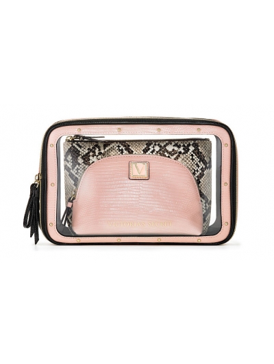 Косметичка 3 в 1 Victoria's Secret Beauty Bag Trio, Peach