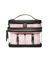 Косметичка 4-в-1 Victoria's Secret Beauty Bag, Pink Stripe