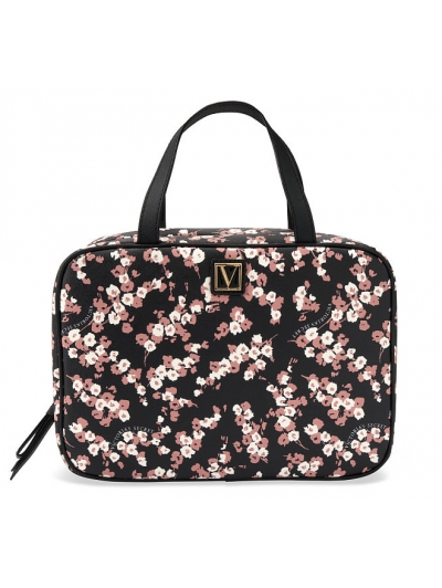 Косметика кейс Victoria's Secret Travel Case, Black Floral