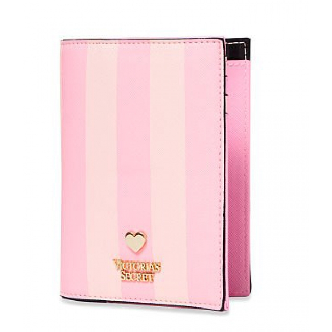 Обкладинка на Паспорт в Рожеву Смужку Victoria's Secret Passport Cover, Pink Stripe