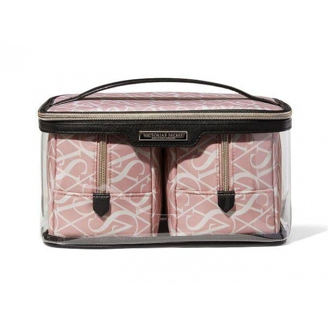 Косметичка 3 в 1 Victoria's Secret Getaway Glam Bag, VS Diamond Monogram