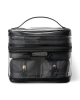 Косметичка 4-в-1 Victoria's Secret Beauty Bag чорна з логотипом