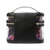Косметичка 4-в-1 Victoria's Secret Beauty Bag, чорна з квітковим принтом