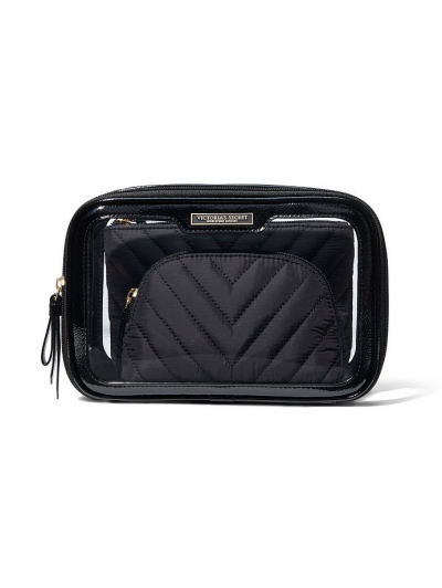 Косметичка 3 в 1 Victoria's Secret Beauty-To-Go Bag Trio, Чорна