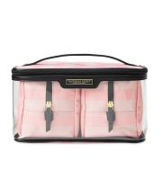 Косметичка в Рожеву Смужку 3 в 1 Victoria's Secret Getaway Glam Bag, Iconic Stripe