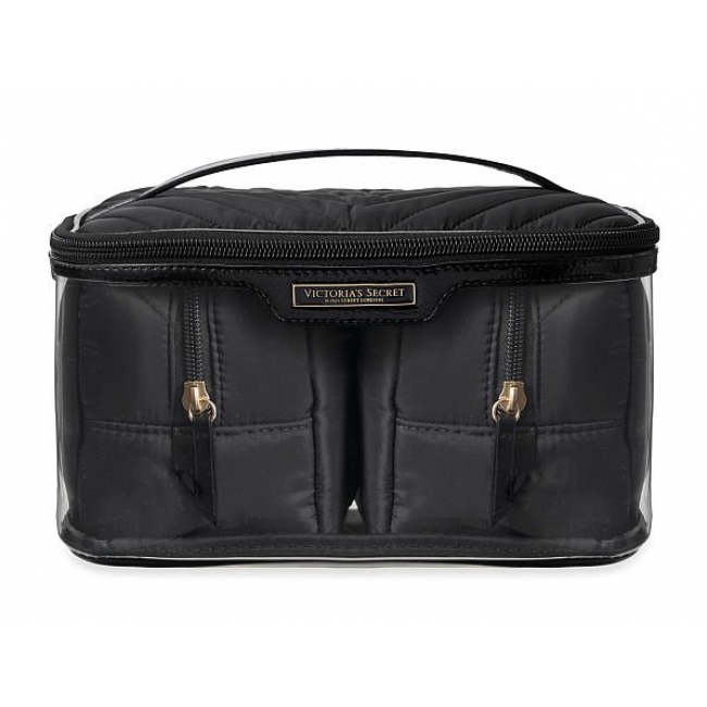 Косметичка 3 в 1 Victoria's Secret Getaway Glam Bag, Чорна