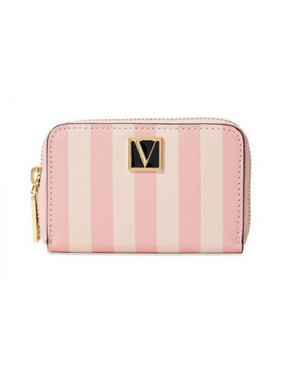 Маленький Гаманець Victoria's Secret The Victoria Small Wallet, Рожева смужка