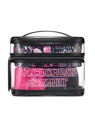 Косметичка 4-в-1 Victoria's Secret Patch Weekender Beauty Bag