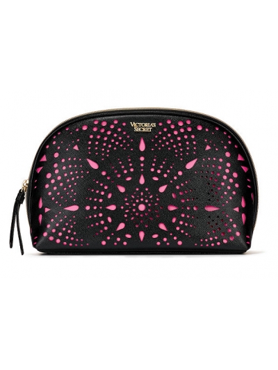 Косметичка Victoria's Secret Laser Glam Bag, Black Perforation
