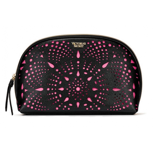 Косметичка Victoria's Secret Laser Glam Bag, Black Perforation