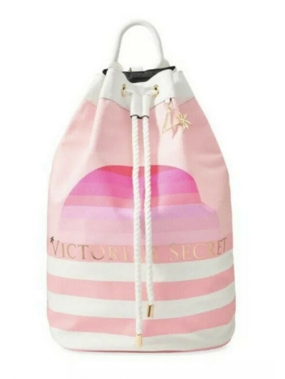 Рюкзак У Смужку Victoria's Secret Canva Backpack