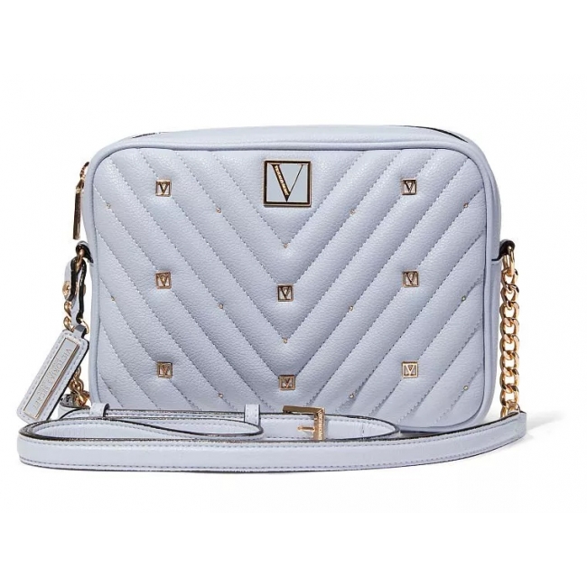 Сумка Victoria's Secret The Victoria Top-Zip Crossbody, Blue