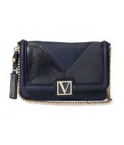 Сумка кросбоді Victoria's Secret The Victoria Medium Shoulder Bag, Темно-синя