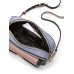 Сумка Victoria Secret The Victoria Top-Zip Crossbody, Темно-синя з персиковими вставками