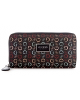 Гаманець Guess Logo Floral Saffiano Medium Zip Wallet