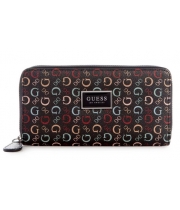 Гаманець Guess Logo Floral Saffiano Medium Zip Wallet