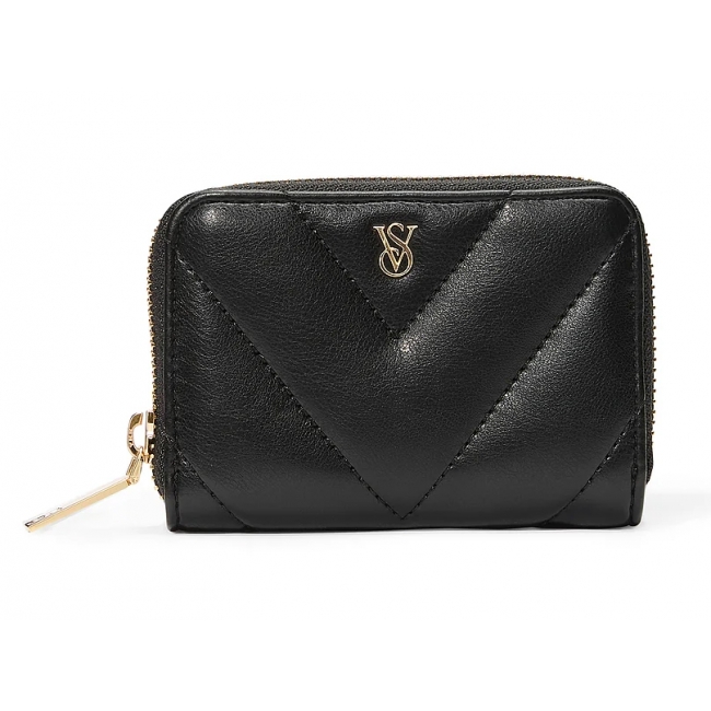 Гаманець Victoria's Secret Small Wallet with Zip, Black