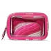 Косметичка 3 в 1 Victoria's Secret Beauty-To-Go Bag Trio, Hot Pink