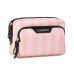 Косметичка в Рожеву Смужку Victoria's Secret Glam Bag, Iconic Stripe