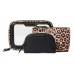 Косметичка 3 в 1 Victoria's Secret Beauty-To-Go Bag Trio, Леопард