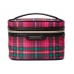 Косметичка-кейс в Клітинку Victoria's Secret Mini Express Train Case, Bright Tartan