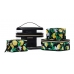 Косметичка 4-в-1 Victoria's Secret Beauty Bag, Чорна з лимонами