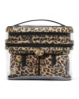 Косметичка 4-в-1 Victoria's Secret Beauty Bag, Леопардова