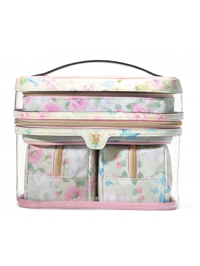 Косметичка 4-в-1 Victoria's Secret Beauty Bag, White Floral