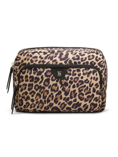Косметичка Victoria's Secret Glam Bag, Леопардова