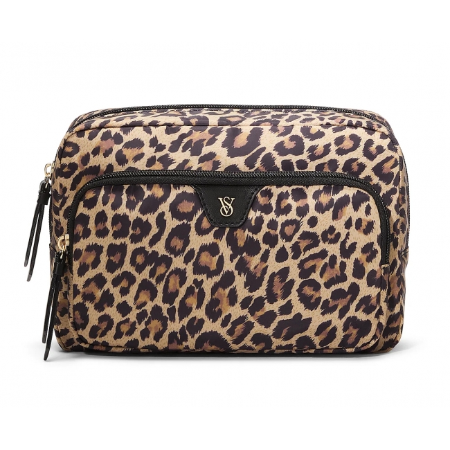 Косметичка Victoria's Secret Glam Bag, Леопардова