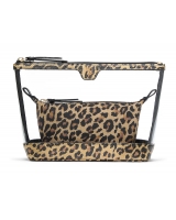 Косметичка 2 в 1 Victoria's Secret Beauty Bag Duo, Леопардова