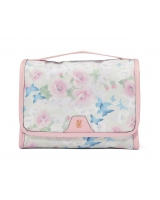 Косметичка Victoria's Secret Packable Makeup Bag, Біла з квітами
