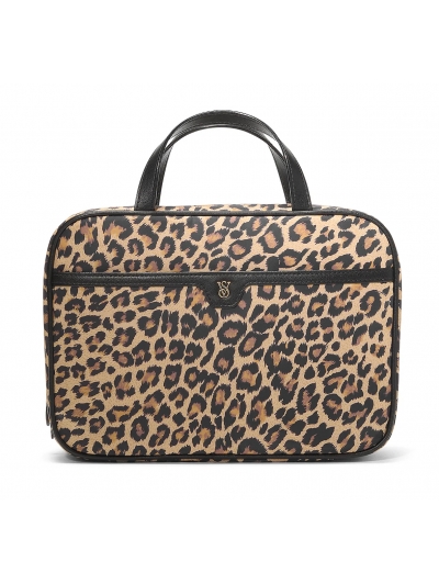 Дорожня Косметичка Кейс Victoria's Secret Travel Case, Леопардовий