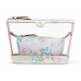 Косметичка 2 в 1 Victoria's Secret Beauty Bag Duo, Біла з квітами