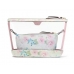 Косметичка 2 в 1 Victoria's Secret Beauty Bag Duo, Біла з квітами