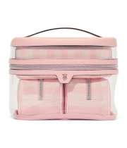 Косметичка у Рожеву Смужку Victoria's Secret 4-Piece Makeup Bag, Heritage Stripe