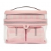 Косметичка у Рожеву Смужку Victoria's Secret 4-Piece Makeup Bag, Heritage Stripe