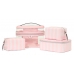 Косметичка у Рожеву Смужку Victoria's Secret 4-Piece Makeup Bag, Heritage Stripe