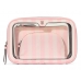 Косметичка у Рожеву Смужку 3 в 1 Victoria's Secret Beauty-To-Go Bag Trio, Heritage Stripe