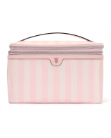 Косметичка-кейс у Рожеву Смужку Victoria's Secret Express Train Case, Heritage Stripe