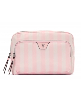 Косметичка у Рожеву Смужку Victoria's Secret Glam Bag, Heritage Stripe