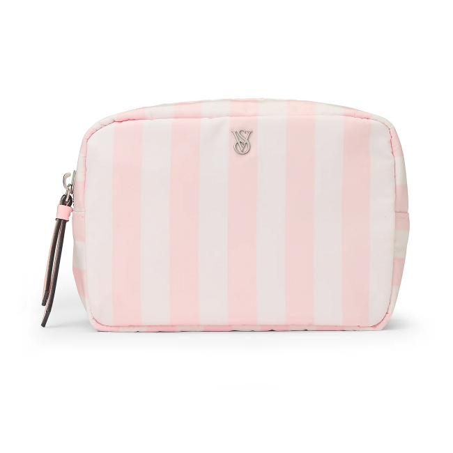 Косметичка Victoria's Secret Glam Bag, Рожева смужка