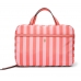 Косметичка Кейс у Рожеву Смужку Victoria's Secret Cosmetic Travel Toiletry Bag, Помаранчева Смужка