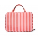 Косметичка Кейс у Рожеву Смужку Victoria's Secret Cosmetic Travel Toiletry Bag, Помаранчева Смужка