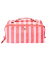 Косметичка Victoria's Secret 3-Piece Packable Travel Set, Помаранчева смужка