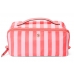Косметичка Victoria's Secret 3-Piece Packable Travel Set, Помаранчева смужка