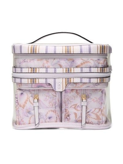 Косметичка 4-в-1 Victoria's Secret Beauty Bag, Lilac Paisley