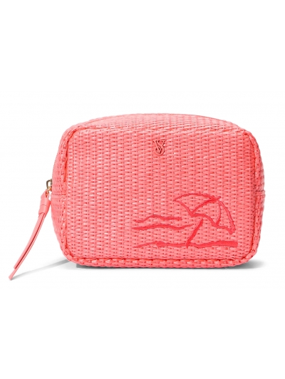 Косметичка Victoria's Secret Glam Bag, Coral Straw